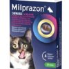 Milprazon Kauwtabletten Ontwormingstabletten Kat >2 Kg 16 Mg/40 Mg 4 Tbl