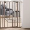 Dog Barrier Afsluithek Met Kleine Deur Grijs 74-84X107 Cm