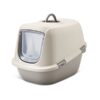 Kattenbak Happy Planet Leo Mocca / Warmgrijs 54,5X39X39 Cm