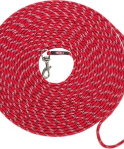 Hondenriem Junior Puppy Sleeplijn Rood 8 Mtrx4 Mm