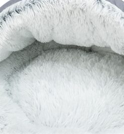Hondenmand Donut Harvey Grijs / Wit-Zwart 70X70X19 Cm