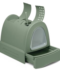 Kattenbak Zuma 2Nd Life Met Schuiflade Groen 56X40X42,5 Cm