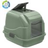 Kattenbak Easy Cat 2Nd Life Gerecycled Groen 50X40X40 Cm