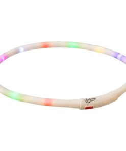 Lichtgevende Halsband Hond Usb Siliconen Oplaadbaar Meerkleurig 70X1 Cm