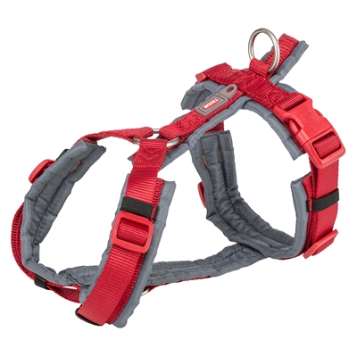 Hondentuig Premium Trekking Rood / Grafiet Grijs 32-38X1,3 Cm