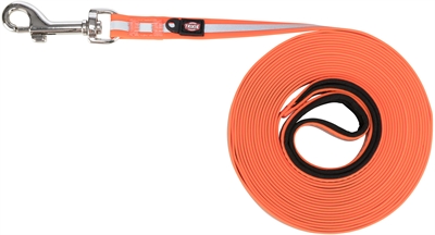 Hondenriem Sleeplijn Easylife Reflecterend Oranje M-Xl 10Mx1,7 Cm