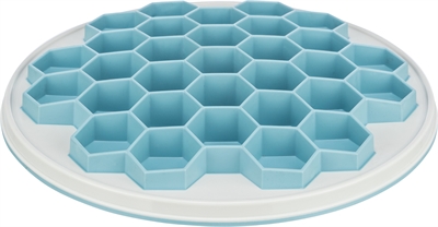 Slowfeeding Plaathive Kunststof / Tpr / Tpe Grijs / Blauw 30X30 Cm