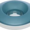 Slowfeeding Rocking Bowl Kunststof / Tpr Grijs / Blauw 23X23 Cm 500 Ml