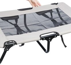 Stretcher Hondenligbed Grijs / Zwart 79X50X19 Cm