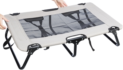 Stretcher Hondenligbed Grijs / Zwart 79X50X19 Cm