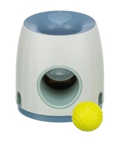 Dog Activity Strategiespel Ball&Treat Lichtgrijs / Blauw 17X17X18 Cm