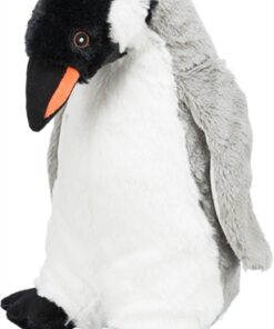 Be Eco Pinguïn Erin Pluche Gerecycled Zwart / Wit / Grijs 28 Cm 2 St