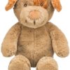 Be Eco Hond Enno Pluche Gerecycled Bruin / Beige 40 Cm 3St