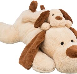 Hond Benny Pluche Beige / Bruin 30 Cm