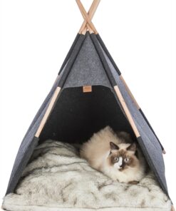 Schuilplaats Tipi Vilt Antraciet 70X70X70 Cm