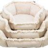 Hondenmand Boho Hoekig Beige 50X50X18 Cm