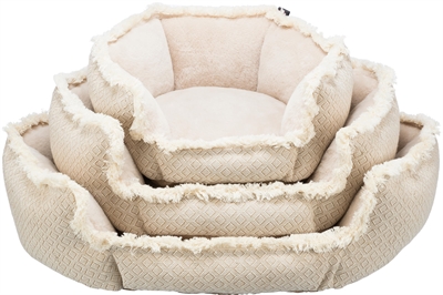 Hondenmand Boho Hoekig Beige 50X50X18 Cm