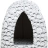 Kattenmand Iglo Mila Pluche Wit / Grijs 32X32X42 Cm