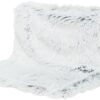 Radiator Hangmat Harvey Langhaar Pluche / Velours Wit Zwart 45X31X26 Cm