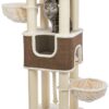 Krabpaal Xxl Humberto Creme / Donkerbruin 68X68X174 Cm