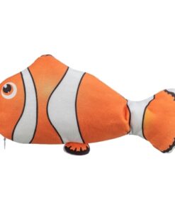 Spartel Vis Stof Catnip Oranje 26 Cm