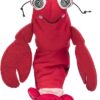 Spartelgarnaal Stof Catnip Rood 23 Cm