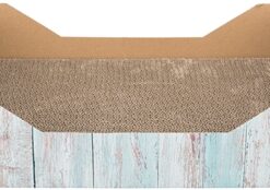 Krabmand Karton Catnip Turquoise 45X33X12 Cm