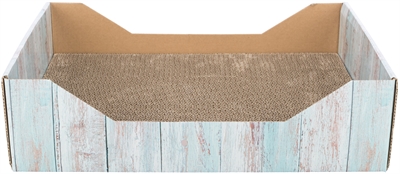 Krabmand Karton Catnip Turquoise 45X33X12 Cm