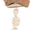 Natuurspeelgoed Kokosnoot / Rotan / Lavasteen Naturel 35 Cm