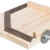 Landingsplaats Met Zitstokken Hout Naturel 19X19 Cm