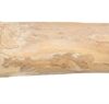 Zitstok Met Schroefbevestiging Koffiehout 20 Cm Dia 2-3 Cm