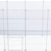 4 Uitbreidingspanelen Voor 62460 Metaal Wit 35X35 Cm