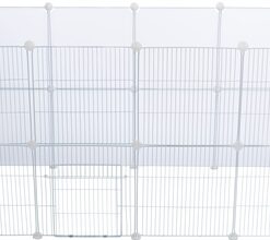 4 Uitbreidingspanelen Voor 62460 Metaal Wit 35X35 Cm