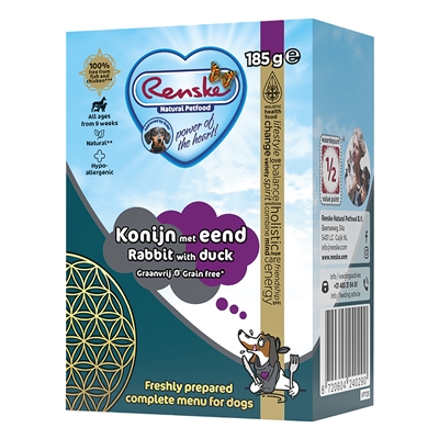 Vers Bereide Maaltijd Eend En Konijn Graanvrij 24X185 Gr