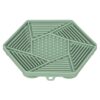 Lick'n'snack Mat Met Zuignappen Siliconen Salie 17 Cm