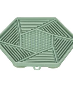 Lick'n'snack Mat Met Zuignappen Siliconen Salie 17 Cm