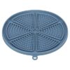 Lick'n'snack Mat Met Zuignappen Siliconen Blauw 18 Cm 3 St