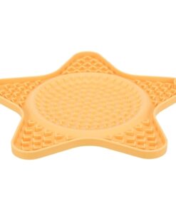 Lick'n'snack Mat Ster Siliconen Geel 23,5 Cm