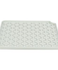 Lick'n'snack Mat Siliconen Lichtgrijs 20X20 Cm