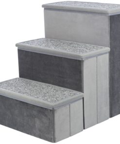 Trap Met Opbergruimte Grijs 34X50X45 Cm