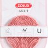 Anah Borstel Rond Rubber Roze 7,5X7,5X3 Cm