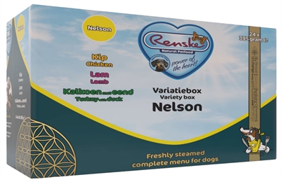 Vers Vlees Variatiebox Nelson Kip / Lam / Kalkoen En Eend 24X395 Gr