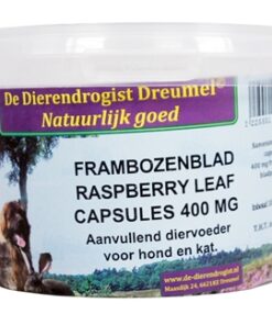 Frambozenblad Capsules 400 Mg 100 St