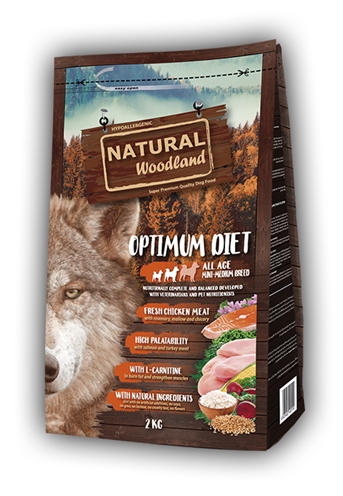 Woodland Optimum Mini / Medium Breed Diet 2 Kg
