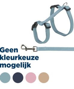 Kattentuig Met Riem Assorti 34-57 Cm/13Mm 120 Cm
