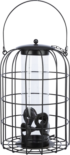 Voerdispenser Met Gaasbescherming Zwart 26X17X17 Cm