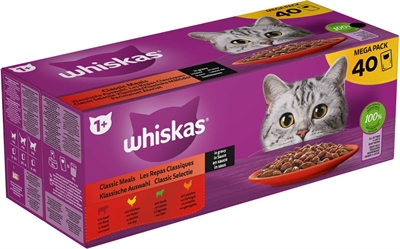 Multipack Pouch Adult Classic Selectie Vlees In Saus 40X85 Gr