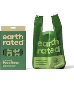 Rated Poepzakjes Met Handvaten Geurloos Gerecycled 120 St