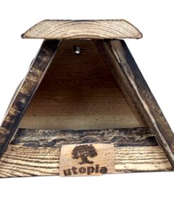 Nestkast Roodborst / Merel Gebrand Douglas Hout 28X18 Cm