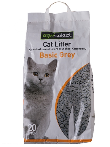 Basic Grey Kattenbakvulling 20 Ltr